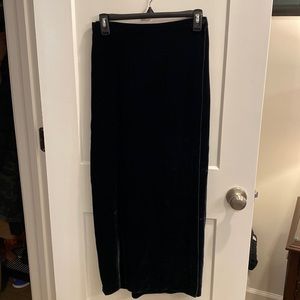 Eileen fisher long velvet skirt size 8